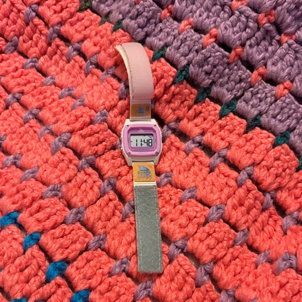 Pink Digital Watch/shark